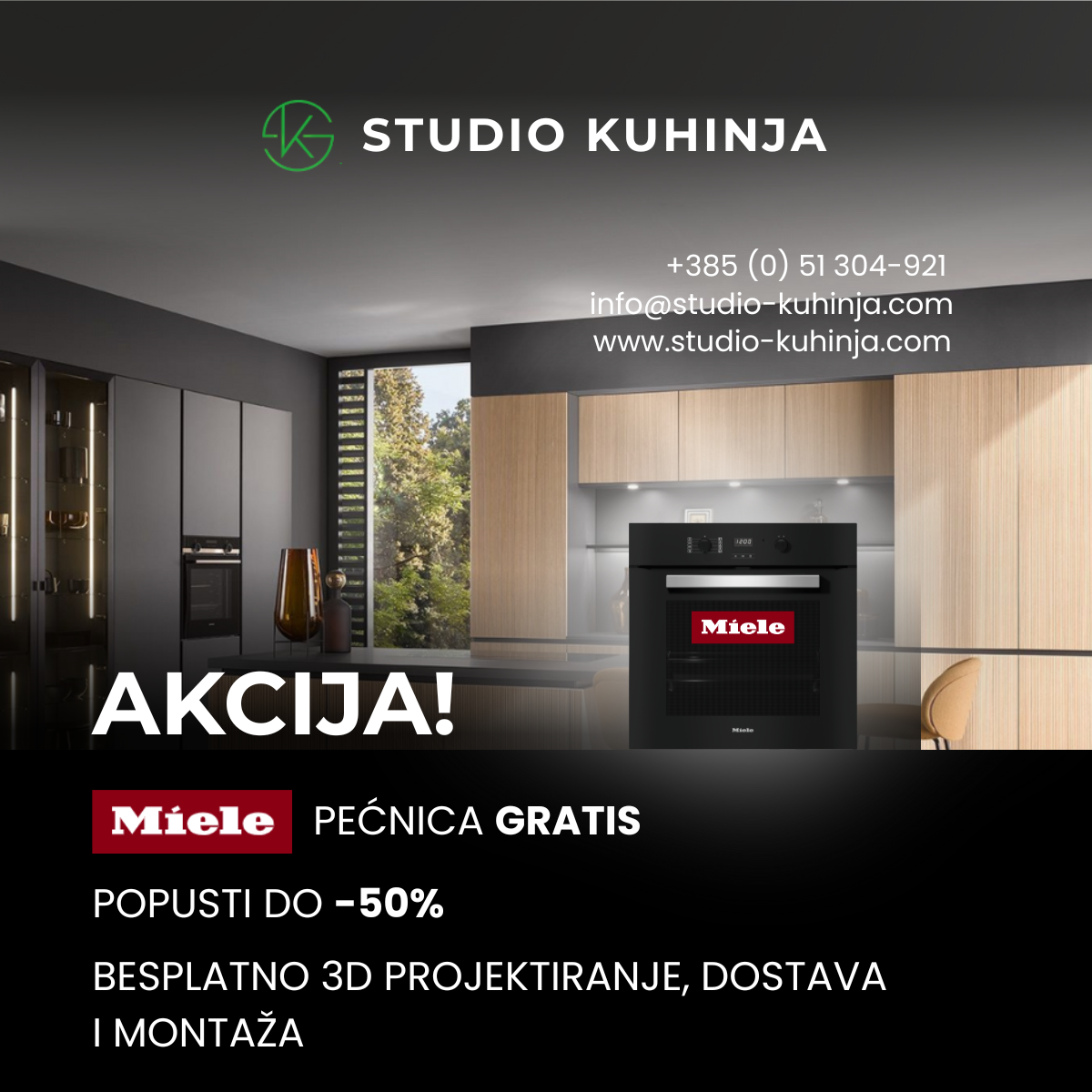 Studio Kuhinja x Miele promocija
